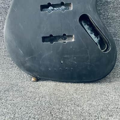 Black 4 String J Jazz Bass Style Body image 2