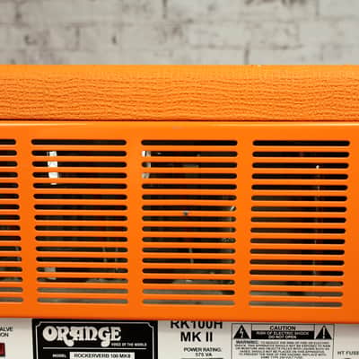 2010 Orange Rockerverb 100 MKII Amplifier Head & PPC412HP8 4X12 Speaker Cabinet image 17