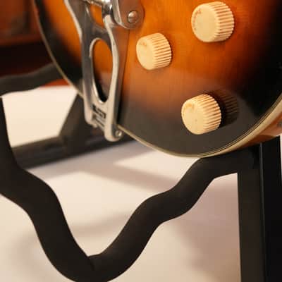1966 Harmony H70 Meteor with Bigsby - Sunburst image 9