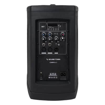 CARPO-L1 | Portable Line Array Column PA/DJ System w/ 200W RMS, 8" Subwoofer, 1 x Speaker, 2 x Spacers, TWS Bluetooth, 3-Channel Mixer, Carry Bag image 5