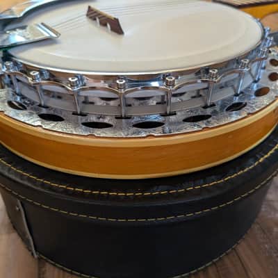 Hofner 5 String Banjo Vintage 1960s 1970s Maple Made In Germany image 7