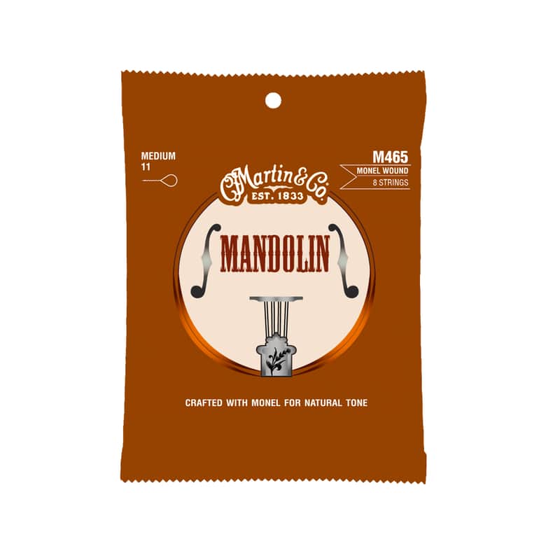 Martin M465 Monel Mandolin Strings - Medium (.11 - .40) image 1