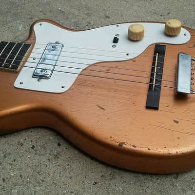 1955 Harmony H-44 Stratotone Electric Guitar image 3