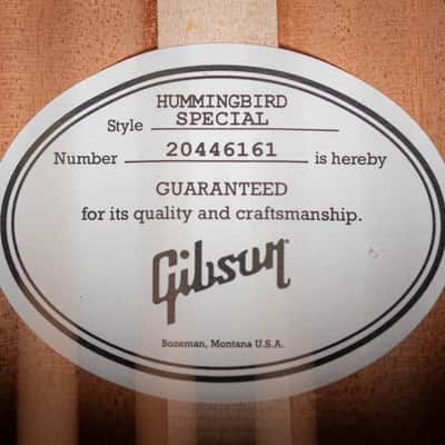 Gibson Hummingbird Special Dreadnought Acoustic/Electric Guitar - Honey Burst Satin with Gig Bag image 14