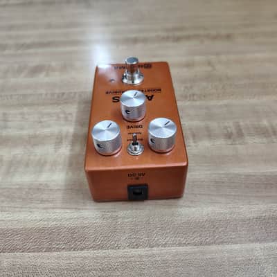 GAMMA Atlas Boosted Overdrive Guitar Effects Pedal - Orange image 6