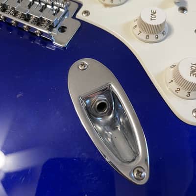 Squier Affinity Series Stratocaster with Rosewood Fretboard 2008 - Metallic Blue image 4