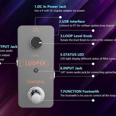 Electric Guitar Loop Station - Guitar LOOPER Effect Pedal image 5