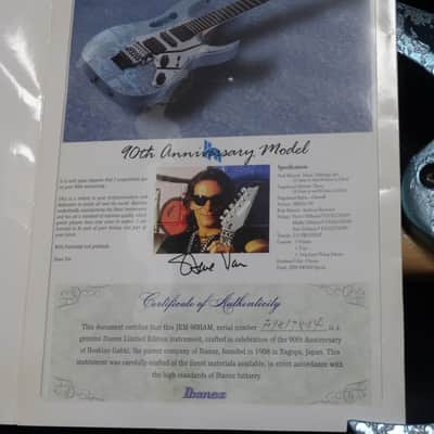 Ibanez JEM 90th HAM Anniversary Only 759 Made Steve Vai with COA & Case image 15