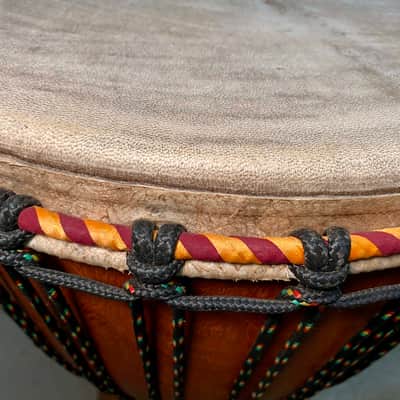 Djembe Art XXXL Solo Djembe Mali Lenké Holz 2023 - Natural oiled image 6