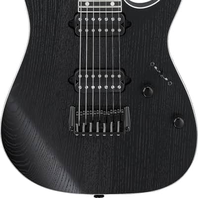 Ibanez Prestige RGR762AH 7-string Electric Guitar - Weathered Black image 1