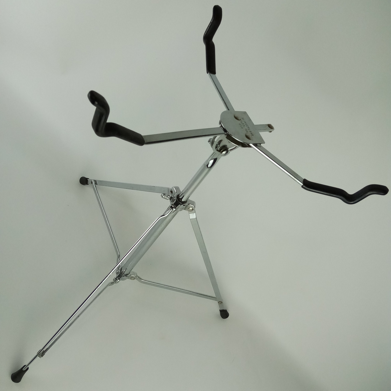 Slingerland Snare Drum Stand Niles,IL #801 Professional Vintage60s Chrome Tripod — main photograph