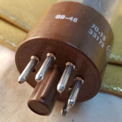 G.E 0% perfect Tight Matched Pair (2) JAN-CG-6V6GTY tNOS AT1000 TESTED Vacuum Tubes military brown base Premium Beam Power 1947-1969 image 12