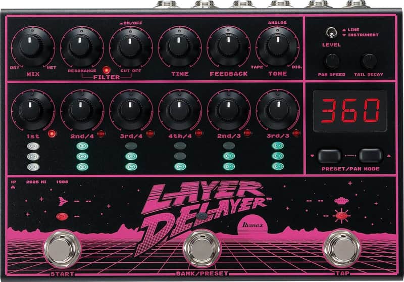 Ibanez Layer Delay Multi-Head Delay Effects Pedal image 1