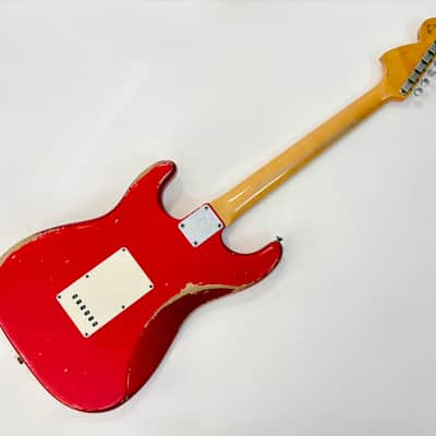 Fender Stratocaster 66 Relic Masterbuilt Dennis Galuszka Custom Shop 2014 Chrome Red image 12