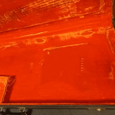 70's Fender Stratocaster Telecaster Case - Black Tolex 1974 1975 1976 1977 image 3
