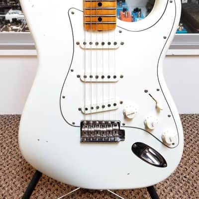 used 2018 Fender Custom Shop Jimi Hendrix Voodoo Child Strat Journeyman Relic in Olympic White, Excellent Condition with OHSC & Paperwork! stratocaster image 10