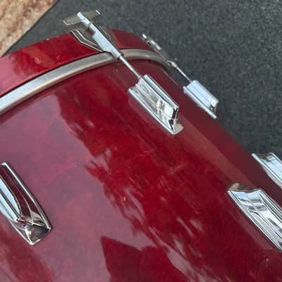 Tama Superstar 22x14 Bass Drum Cherry Wine - 80's image 4