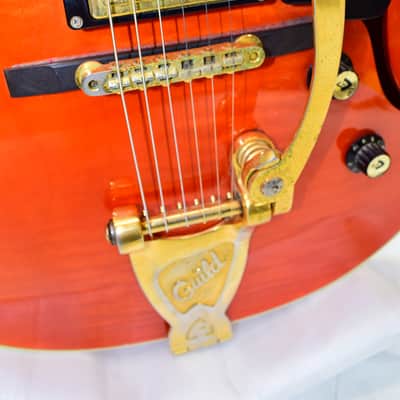 Guild X-170T "Manhattan" Hollow-Body Electric Guitar, Tennessee Orange image 6