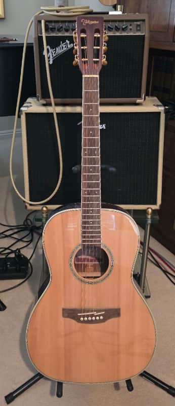 TAKAMINE GY51F April-2023 - "New Yorker" Natural Spruce Top, with Case and High End Leather 2.5 inch Strap image 1