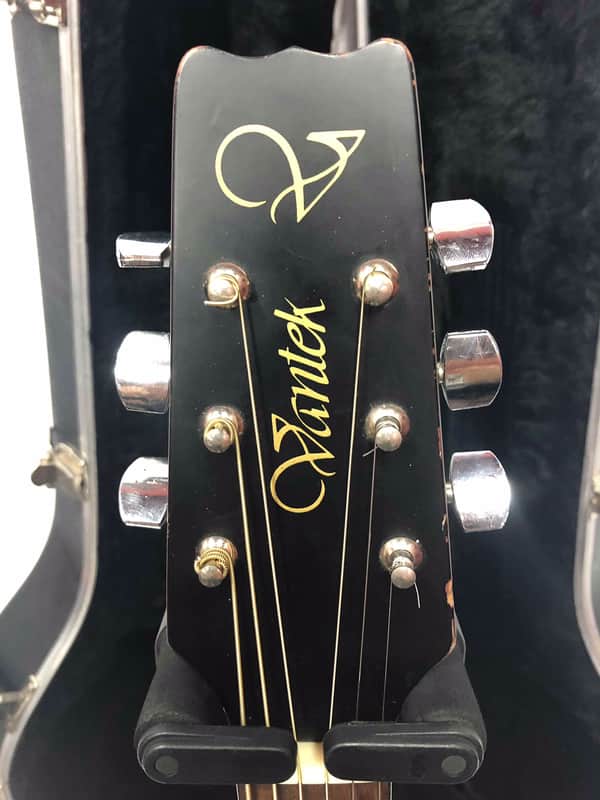 Vantek Acoustic Guitar Dreadnaught by Vintage VIS 1 1980'S Natural
