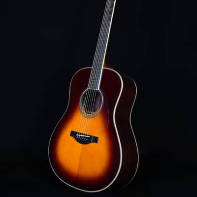Yamaha LL-TA TransAcoustic Dreadnought, Brown Sunburst with Hard Bag image 6
