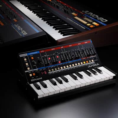 Roland JU-06A Keyboard Synthesizer Sound Module with 8 Patches + 8 Banks image 2