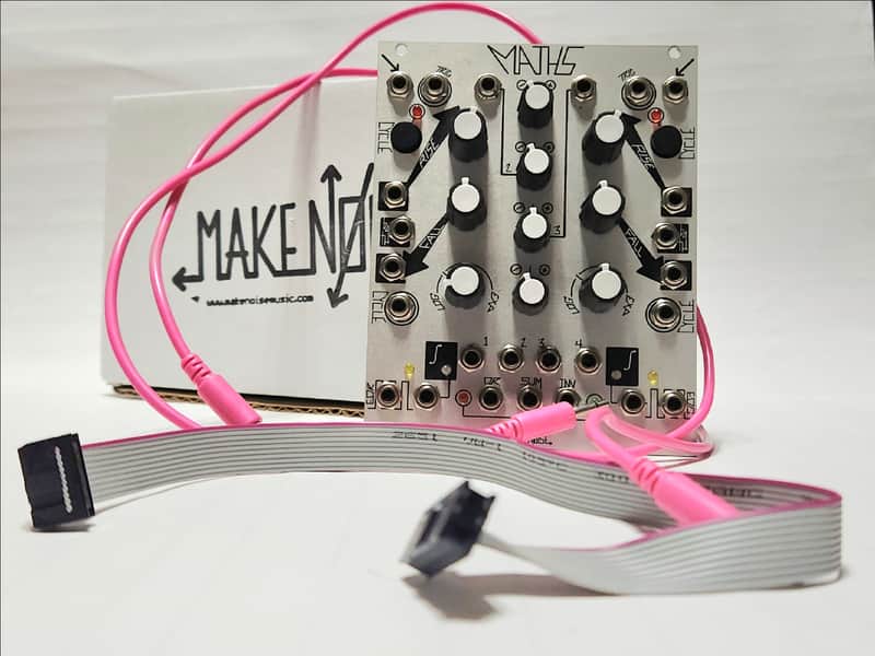 Make Noise Maths Module 2019 - Present - Silver Used Once, Tested, Original Box + Ribbon Cable + Extras image 1