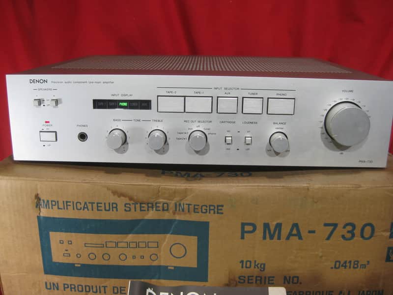 PMA-730　　デノン（DENON）アンプ DENON PMA-730の修理・レビュー | Plastic Audio