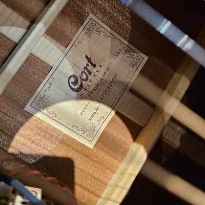Cort LUXE NAT Frank Gambale Series Adirondack Spruce/Blackwood Concert Cutaway with Electronics 2010s - Natural Glossy image 10