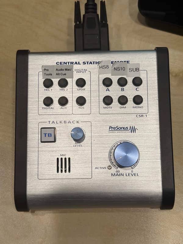 PreSonus Central Station Plus Monitor Controller with Remote Control 2010s - Silver image 1