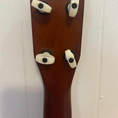 Very Clean ca. 1950 Harmony Roy Smeck Soprano Mahogany Ukulele image 8