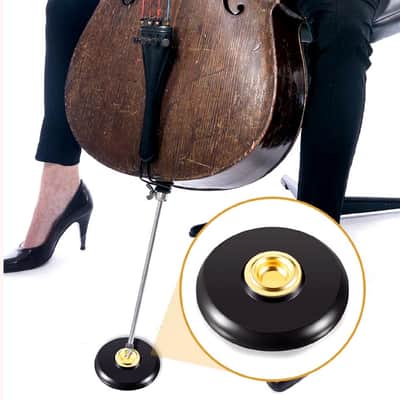 Cello Endpin Anchor & Stopper Donut PAIR standard for solo & orchestral use - vital for steady & comfortable playing image 3