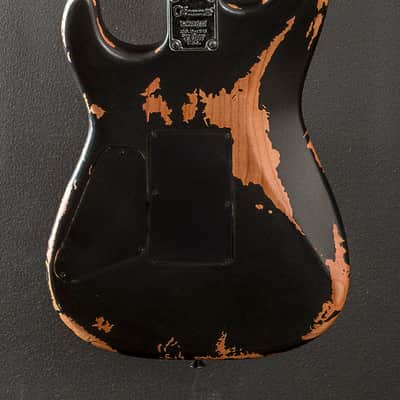 Charvel Pro-Mod Relic San Dimas Style 1 HH FR PF - Weathered Black image 4