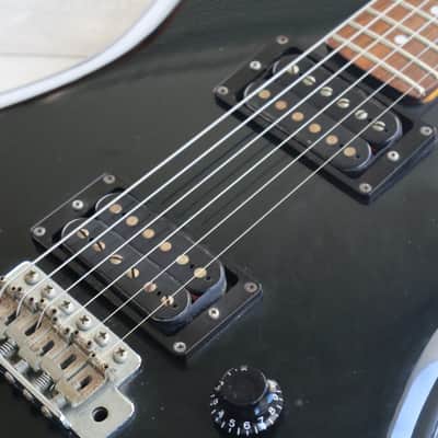 1985 Fender Squier ST-335 Contemporary Series Japan HH Stratocaster (Black) image 5