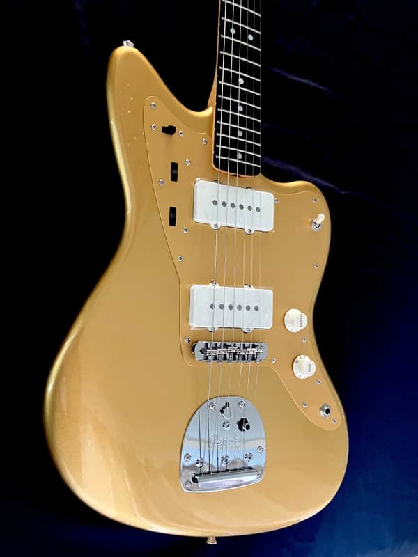 Fender FSR MIJ Made in Japan 2025 MH Matching Headstock Traditional 60s Jazzmaster - Mystic Aztec Gold image 1