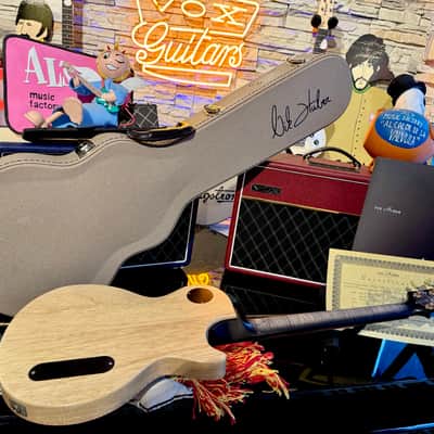 Nik Huber LEFT HANDED  KRAUSTER II “ Custom Shop” KORINA &  Super Flame Top  2016  Charcoal Black image 21