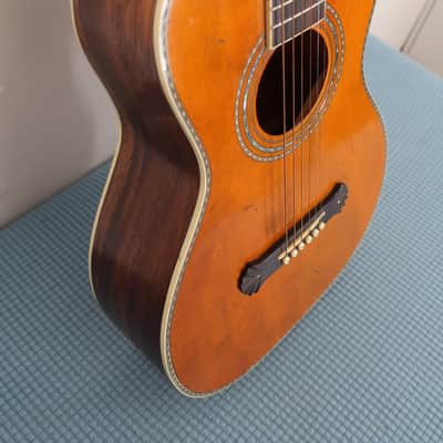 2008 Washburn 125th Anniversary R316SWKK Limited Edition Parlor Acoustic Guitar Very Clean #61 Of 250 Rare image 4