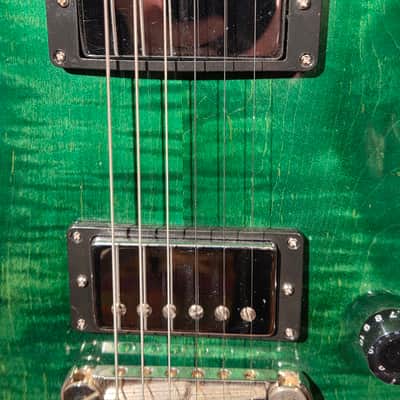 PRS 1997 CE 22 Maple Top Stoptail Emerald Green w/ OHSC & Gibson '57 Classic Humbuckers image 7