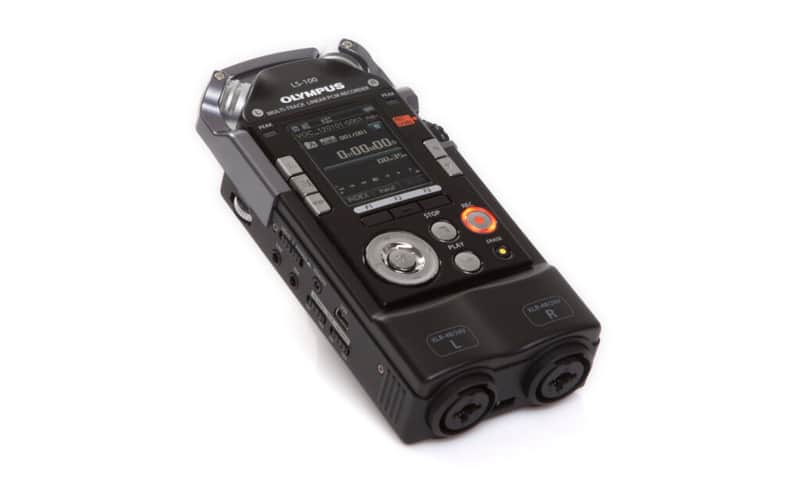 RARE Olympus LS 100 2012 - schwarz - Multitrack Field Recorder + 3 Accus image 1