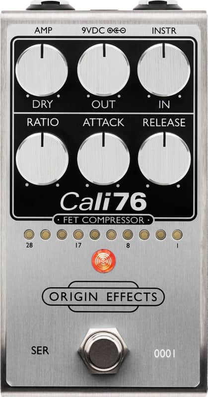 Origin Effects Cali76 FET Compressor Effects Pedal, Silver image 1