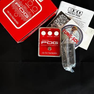 Electro-Harmonix Micro POG Polyphonic Octave Generator 2007 - Present - Red / Gray image 1