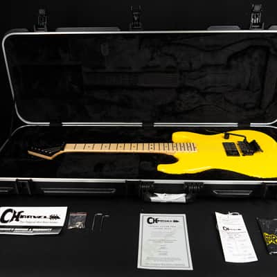 2023 Charvel Custom Shop San Dimas Pointy - Graffiti Yellow image 2