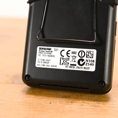 Shure SLX14-H5 Wireless Bodypack System - 518-542 MHz (NO POWER SUPPLY) CG01Y35 image 15