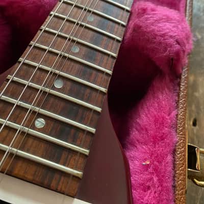 Gibson 1992 Yamano Order Flying V Cherry Fully Original with OHSC and All Docs image 4