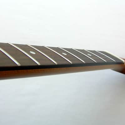 Roasted STRATOCASTER Guitar Neck/Maple Rosewood / 22-Med Jumbo Frets w/Warmoth Bone Nut / STRAT (fits Fender image 3