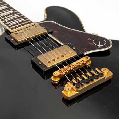 1999 Epiphone B.B. King Lucille Semi-Hollowbody – Black – Hardshell Case image 11