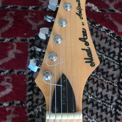 Aria Pro II Mad Axe Stratocaster 1983 Sunburst image 2