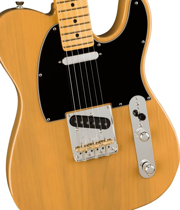 Fender American Professional II Telecaster Electric Guitar, Maple Fingerboard, Butterscotch Blonde w/ Deluxe Molded HSC image 1