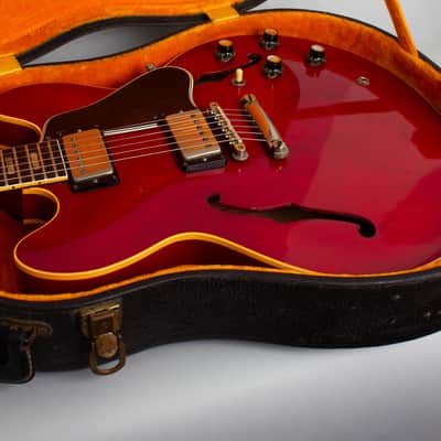 Gibson ES-335TDC Semi-Hollow Body Electric Guitar (1964), ser. #70716, original black hard shell case. image 15