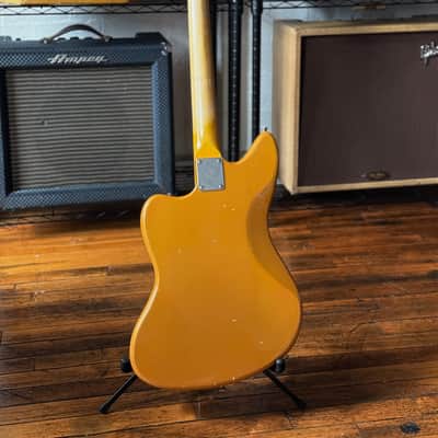 Partscaster - Jazzmaster w/ lipstick pickups - custom 2022 - Gold image 4